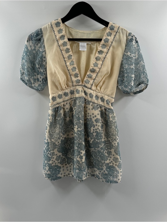 Charlotte Russe Tops - Vintage Charlotte Russe Y2K Floral Tie Back Top – Women’s Small